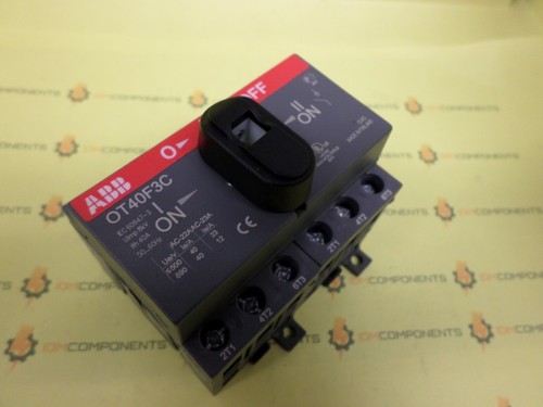 ABB OT40F3C NON-FUSIBLE DISCONNECT SWITCH | eBay