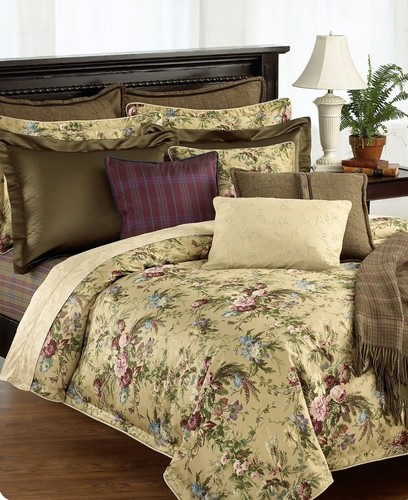 Vintage Ralph Lauren ADRIANA FLORAL KING Pillowcases 450TC Sateen ITALY - Picture 2 of 6