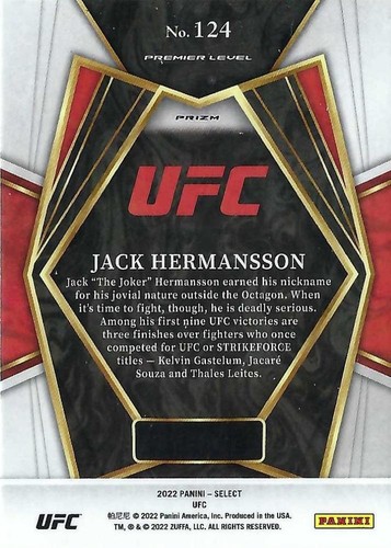 2022 Panini Select UFC Silver Prizm Parallels (You Pick) Rookies (RC) & Veterans - 第 75/103 張圖片