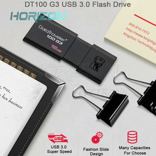 Kingston DT100G3 Data Traveler USB3.0 16 GB 32 GB 64 GB unità flash disco StickB2AM - Foto 6 di 30