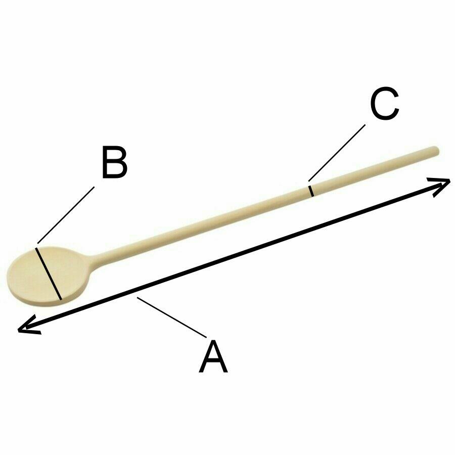 Holzlöffel 14 Cm Aus Buchenholz – Schaufel Für Kaffee, Mehl, Gewürze, Badezusätze