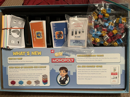 Hasbro Zynga CityVille Monopoly Board Game - Picture 3 of 5