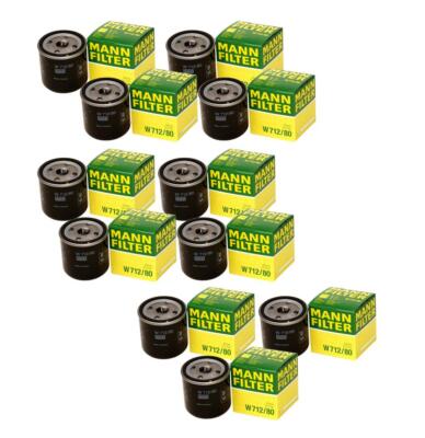 Mann Set of 11 Engine Oil Filters Kit For Saab 9-3 9-5 900 9000 4L