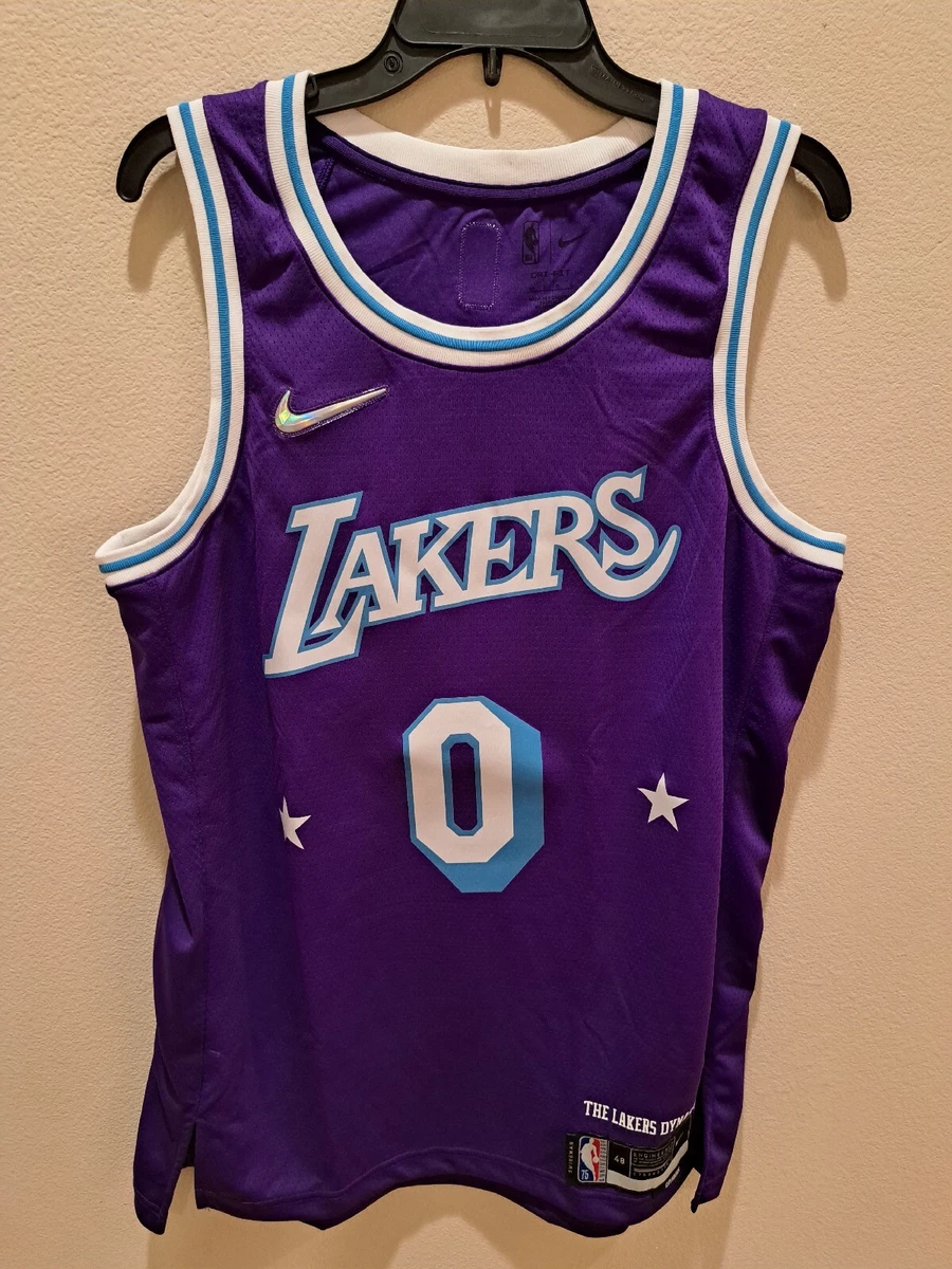 NIKE RUSSELL WESTBROOK LOS ANGELES LAKERS ASSOCIATION 'WHITE