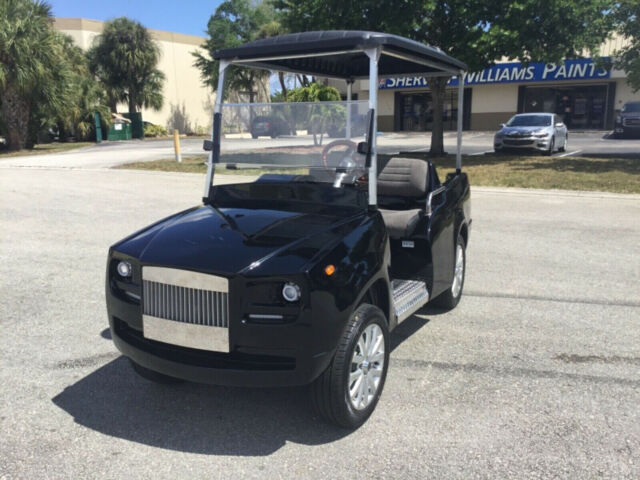 Luxury 2023 Black e caliber golf cart 4 passenger fast AC motor 450A controller