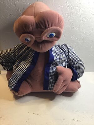 Vintage ET Stofftier The Extra Terrestrial 14'''' Plüschpuppe Universal Studios 1980er