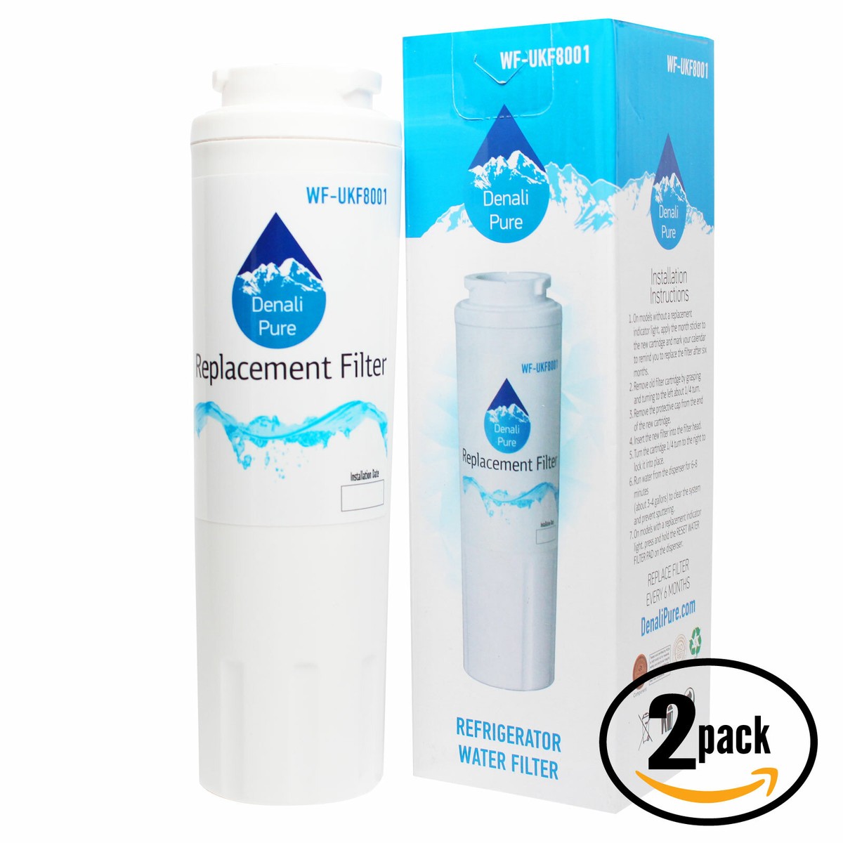 2X Refrigerator Water Filter for Maytag MSD2351KES | eBay