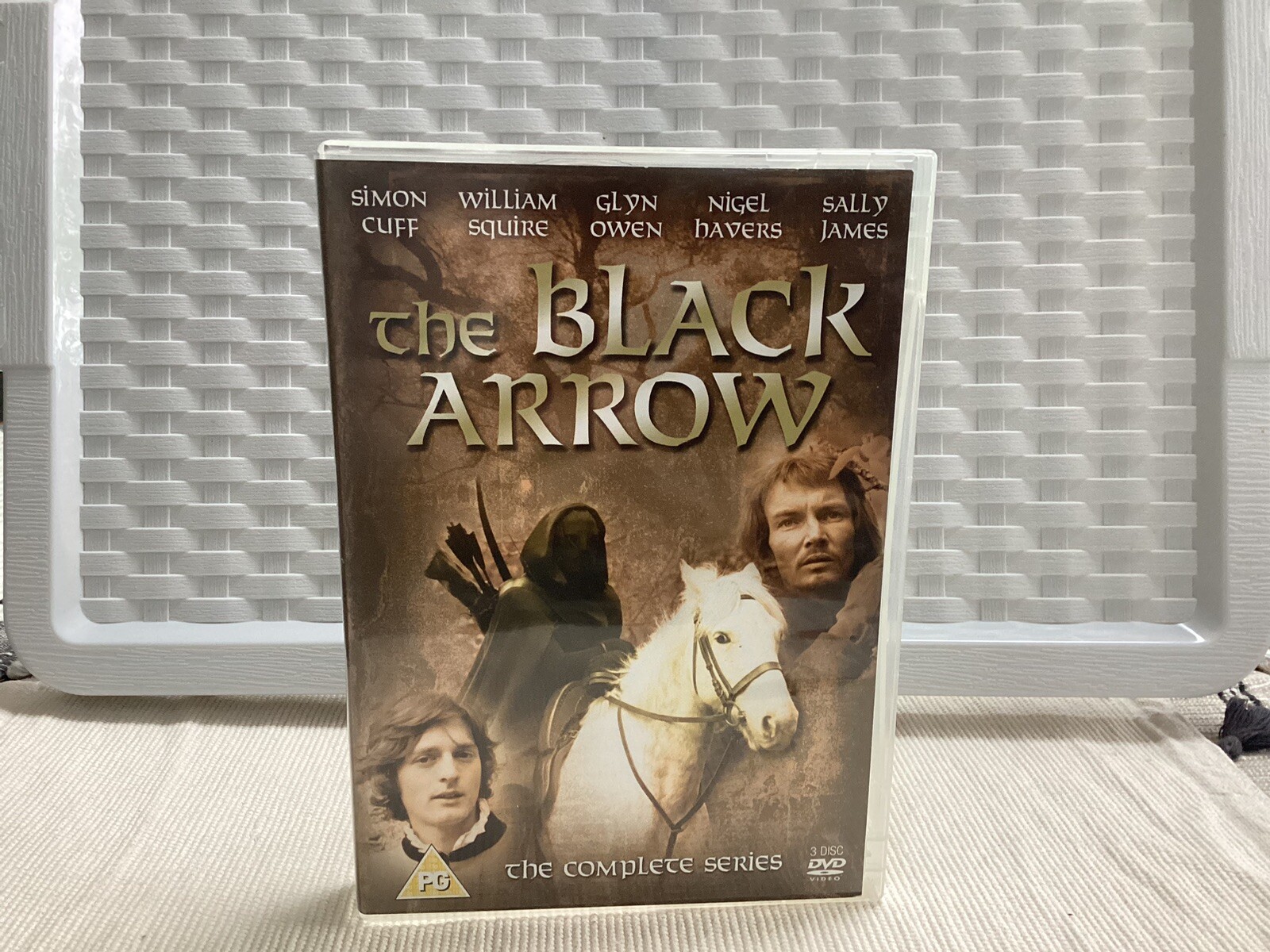 The Black Arrow The Complete Series DVD R2 3 Disc Set Simon Cuff Sally James