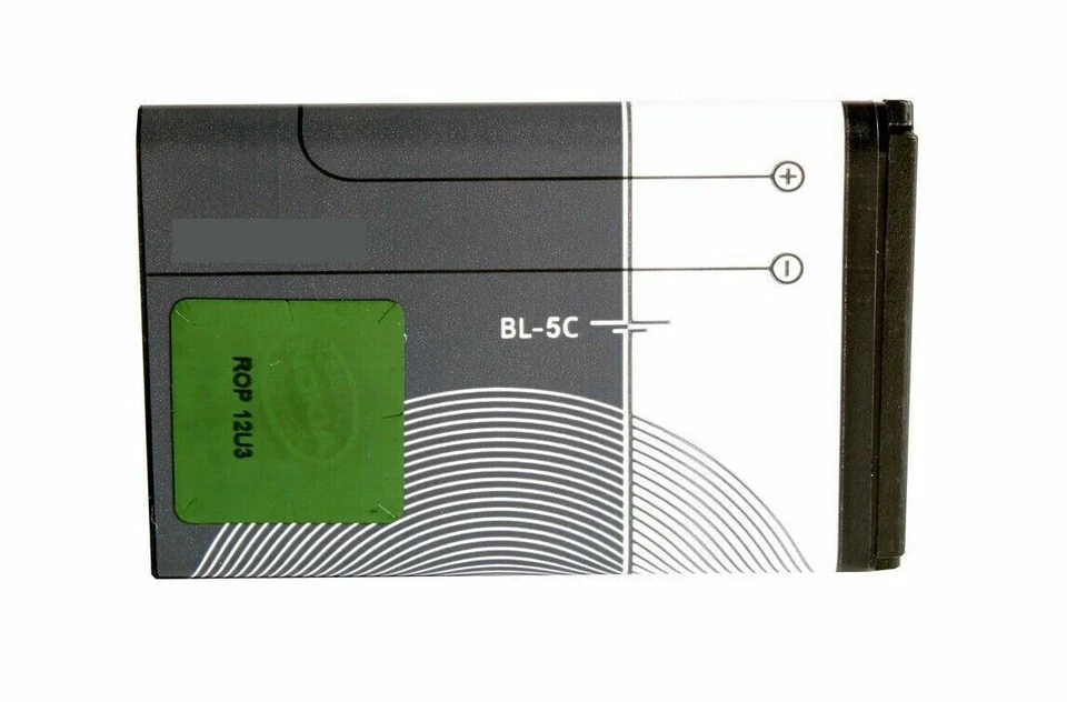 Battery BL-5C BL5C 1020mAh For Nokia 2118 6086 6108 6205 6555 6600 6620 GENUINE - Image 4 of 4