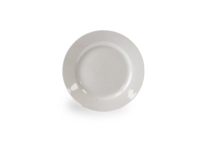 Set 6 Piatti Pane Falda Bianco Porcellana Ø 16 Cm | Piatto...
