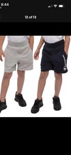 Two 2 Pair Champion   Kids Size XS 5/6  Navy  Grey Heather Shorts NWT
