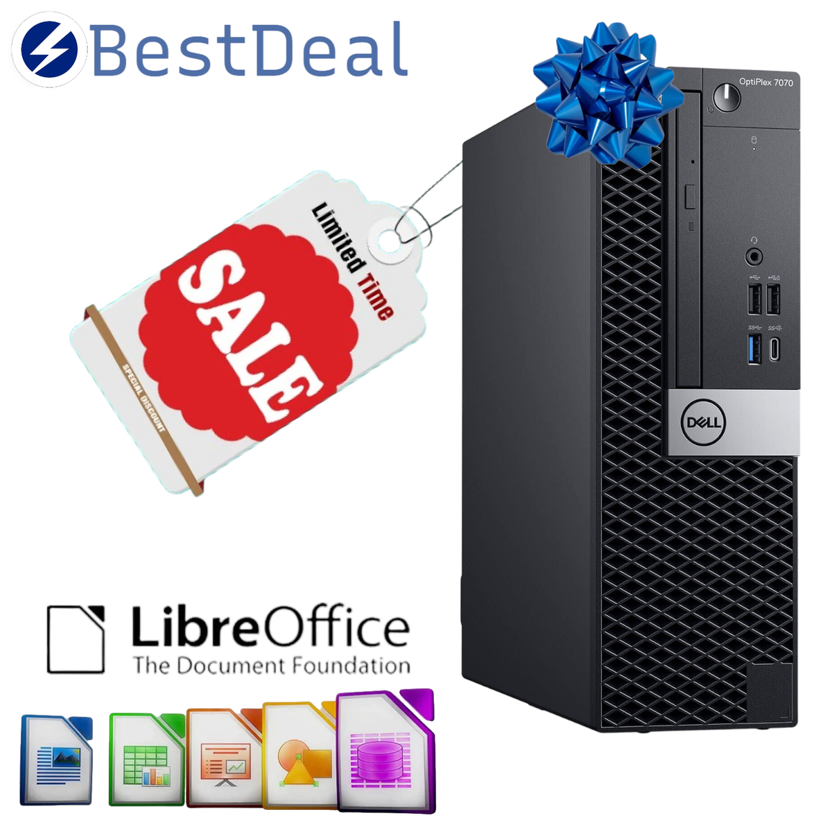Dell Optiplex 7070 SFF Intel i5-9500 16GB RAM 512 GB SSD WIN 11 PRO