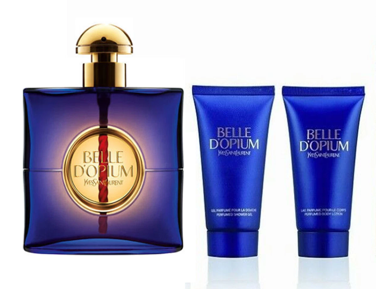 Onset facet angreb Yves Saint Laurent Belle D&#039;Opium Eau De Parfum,Body Lotion,Shower Gel  Gift Set | eBay