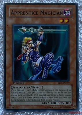 2016 Yu-Gi-Oh APPRENTICE MAGICIAN #SD6-EN007 Spellcaster's Judgement Common