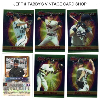 1994 Topps Finest Baseball / SEE DROP DOWN MENU FOR CARD YOU WILL RECEIVE