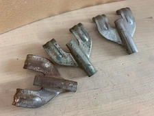 L&S Leedy & Strupe 1930s Vtg HOOP CLAW Collar Hook Snare Bass Drum Parts Lot 3x