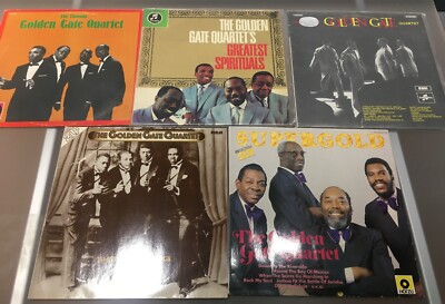 Golden Gate Quartet - 3 LPs + 2 Doppel-LPs 35 Historic Recordings Supergold u.a.
