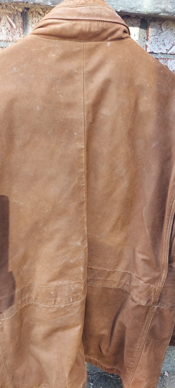 Vintage NEW ZEALAND OUTBACK Cooper Collection Brown Leather Jacket