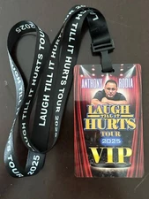 ANTHONY RODIA STAND UP COMEDIAN VIP BACKSTAGE PASS SIGNED AUTOGRAPH ITALIAN 2025