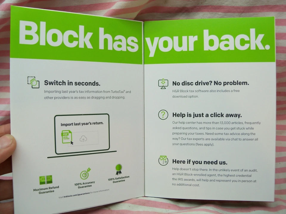 H R H&R Block 2019 Deluxe +State Homeowners/ Investors Tax Software HR opened - Image 3 of 4