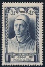 TIMBRE FRANCE 766** Fouquet neuf sans charnière 1946