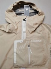ADIDAS Womens UK M 12/14 Terrex Xploric Graphic RAIN.RDY Jacket (BNWT) Savanna