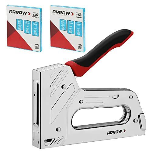 Arrow T55BL Staple Gun Kit Heavy with Free Max 63% OFF shipping New Stapler Duty 3750 Manual