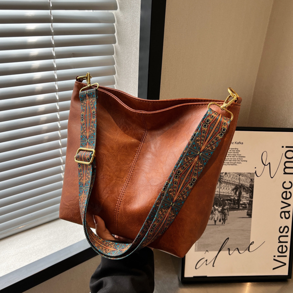 Bolso De Cuero Para Mujer Bolsa Moda Lujo Hombro Mano Cartera Bandolera Elegante