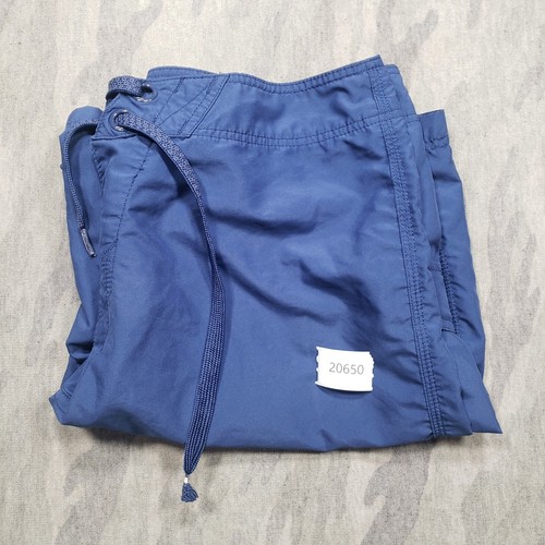 Oakley Shorts Mens 31 Blue Drawstring Cargo Pocket Beach Casual Board Shorts - Picture 12 of 12