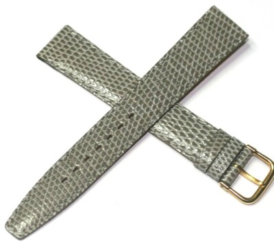 GENUINE LIZARD GREY WATCH STRAP MADE IN FRANCE 8 9 10 11 12MM TOP QUALITY