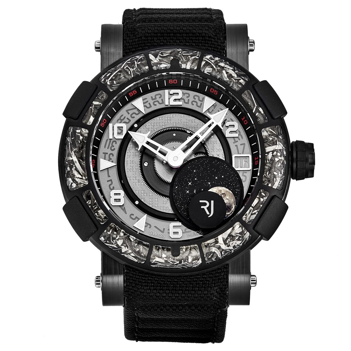 Romain Jerome 'Arraw 6919' Ceramic Moon Phase Dial 1S45L.CZCR.8023