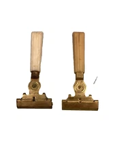 2 Vintage Schick Eversharp Injector Safety Razors / Cracked Handle