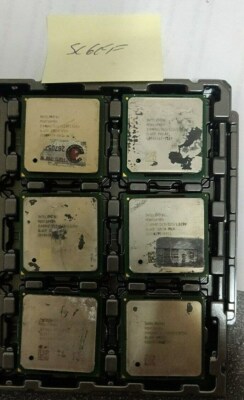 6x Intel Pentium4 SL6EF 2,4GHz / 512KB / 533MHz Sockel 478 Prozessor CPUs