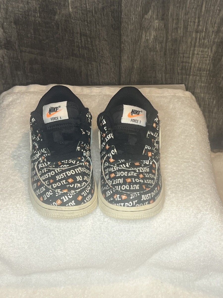 Nike Air Force LV8 TD 8C Just Do It Black Orange AV6142-001