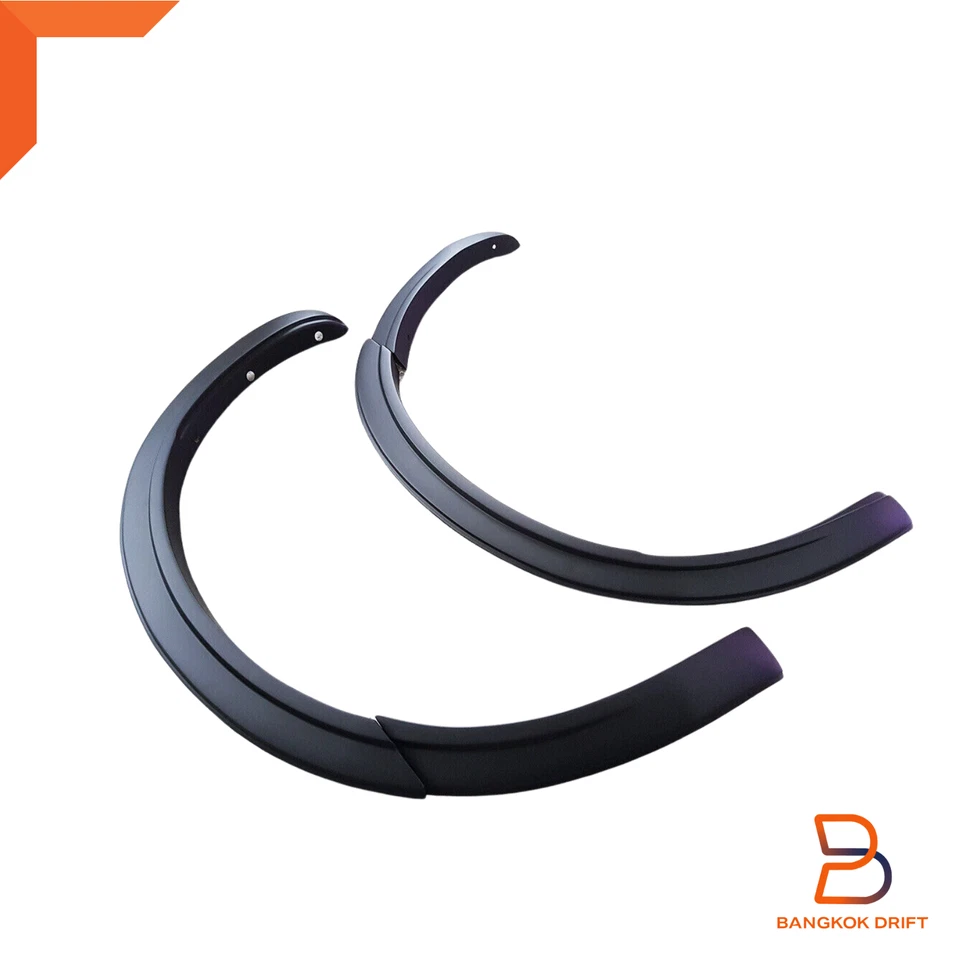 SOLO GUARDABARROS DELANTERO 3" NEGRO MATE ARCO ACAMPANADO PARA PICKUP ISUZU D-MAX TFR TFS 20-23 - Imagen 3 de 4