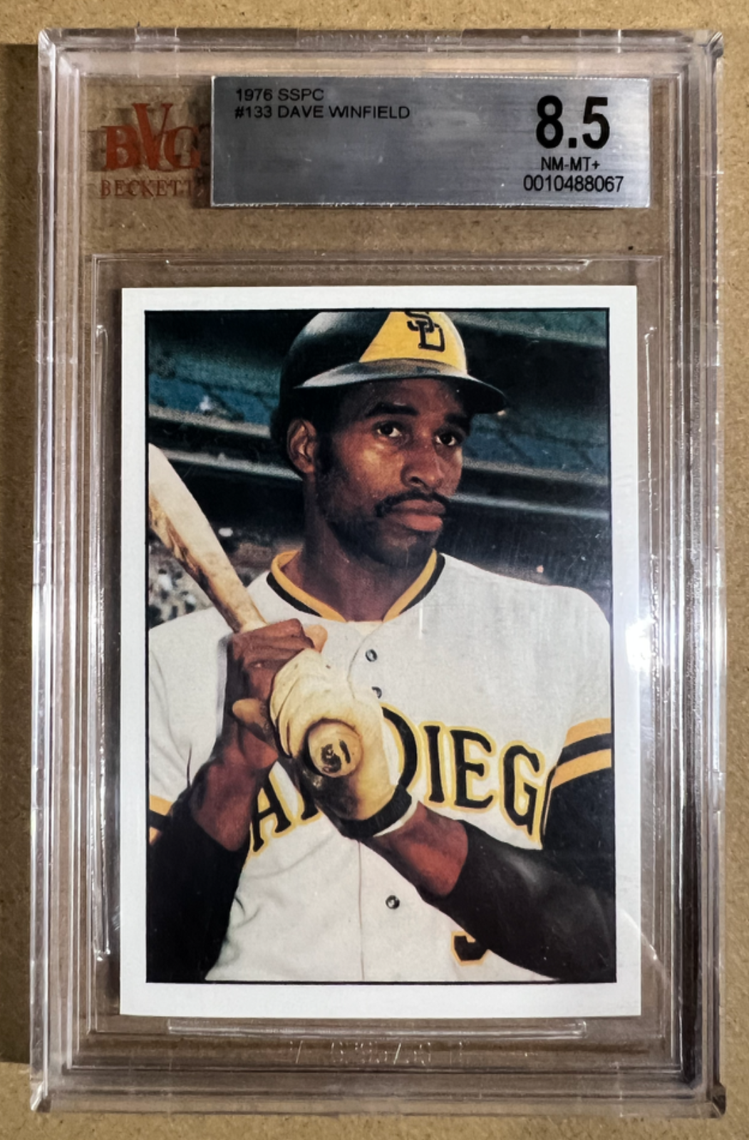 1976 SSPC Dave Winfield #133 BVG 8.5 Near Mint Condition