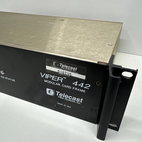 Telecast Viper 442 Glass Fiber Optic Send & Receiving Modular Card Frame - Picture 2 of 9