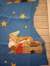 Disney dwarfs grumpy fun fabric print scrap 9 to 9.5 inch 1pc new