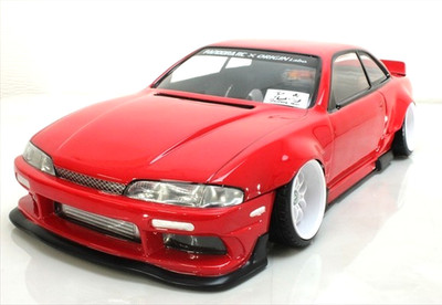 Nissan Silvia S14 Zenki ORIGIN Labo Body 1/10 RC Drift PANDORA RC Clear Lexan