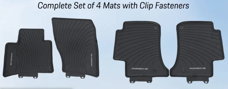 Alfombrillas originales Porsche Cayenne 2011-2017 para todo tipo de clima 958-044-801-55-1E0 Foto 2 de 3