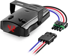 briidea Proportional Digital Trailer Brake Controller 1-4 Axle Plug Play BR-122