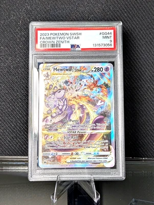 mewtwo vstar pokemon card price Carte gradée PCA 9.5 Mewtwo VSTAR Pokémon GO