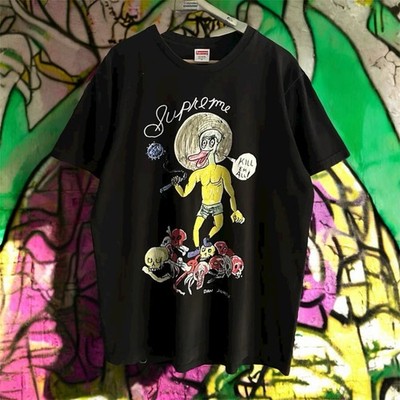 Supreme Daniel Johnston SS20 Kill Em All Graphic T-Shirt Streetwear Skater Sz M