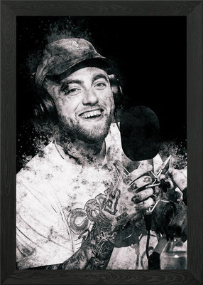 Mac Miller Gerahmtes Wandbild Poster Leinwanddruck Bild