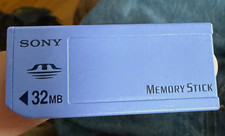 Sony Memory Stick 32 MB Card MSA-32A, Lock Feature, Class 1, Universal