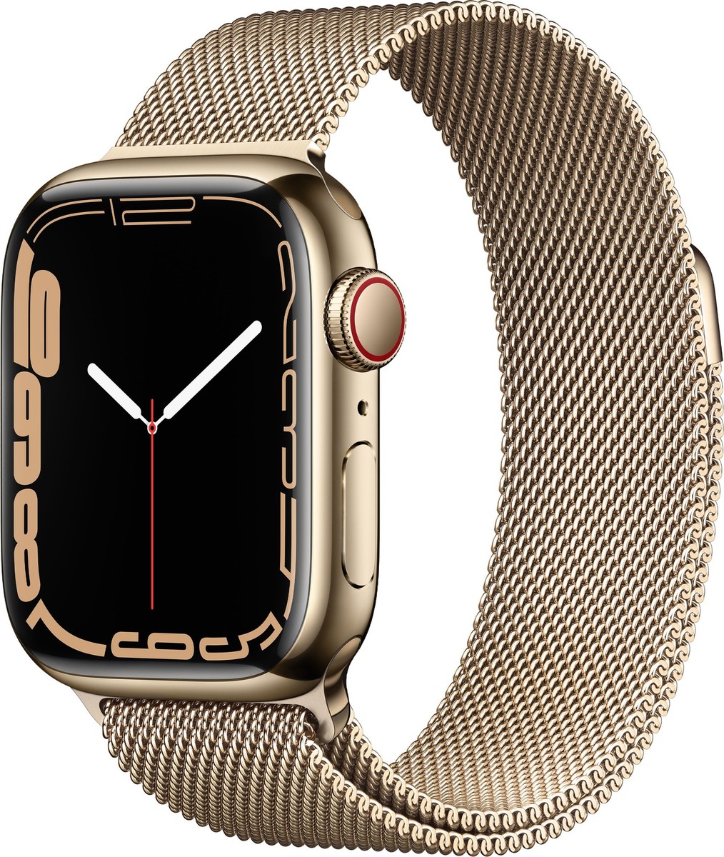 Apple Watch Gen 7 Series 7 Cell 41mm Gold Stainless Steel - Gold