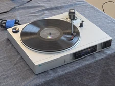 SANSUI P-D11 Direct Drive Turntable Record Player Vintage Silver | Works