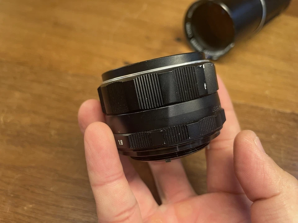 *2 Lens Set : Near Mint ++* Pentax SMC Takumar 55mm F/1.8 & 200mm F/4 From Japan - Image 4 of 4