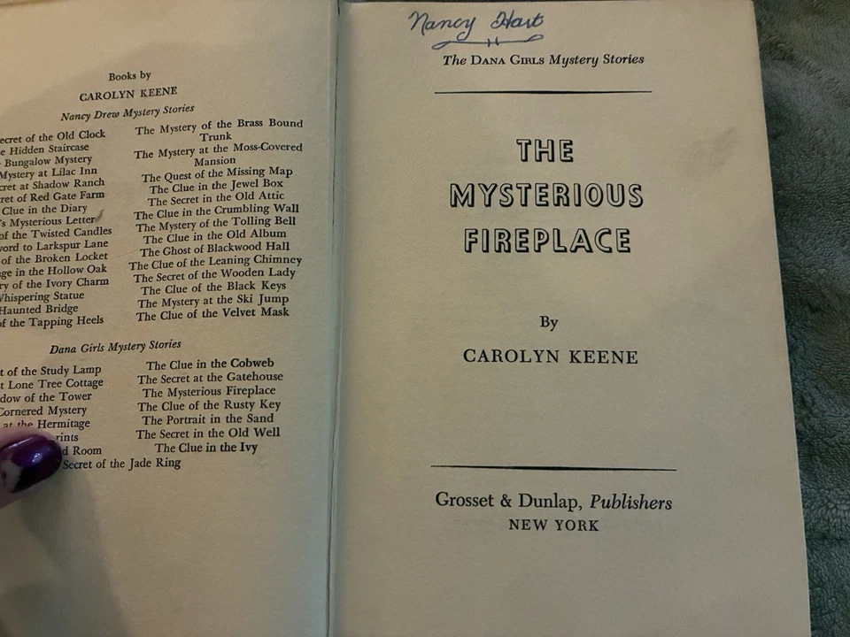 The Mysterious Fireplace by Carolyn Keene 1941 - Image 3 of 4