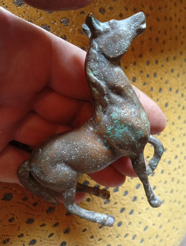Statuette de Cheval en Bronze, ancienneté à définir - Photo 4/4